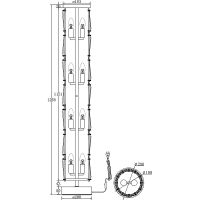 Торшер Maytoni Modern Puntes Прозрачный Хром арт-MOD043FL-08CH — фото 6, Торшеры