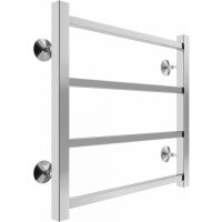 Водяной полотенцесушитель Terminus Ватикан П4 500x500 Хром, нижнее подключение, G 1/2" ВР арт-4670078543998 — фото 1, Водяные полотенцесушители