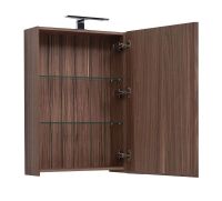 Товар: Зеркальный шкаф Aquanet Нью-Йорк 60 R Орех арт-203951 - фото 4 Зеркальный шкаф Aquanet Нью-Йорк 60 R Орех арт-203951 — фото 4, Зеркальные шкафы в ванную