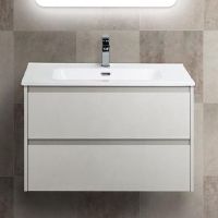 Тумба под раковину BelBagno Kraft 80 подвесная Bianco Opaco арт-KRAFT-800-2C-SO-BO — фото 2, Тумбы под раковину