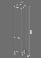 Товар: Шкаф пенал SanVit Авеню-3 32 в цвете Ral с бельевой корзиной Желтый глянец арт-pavenu3 - фото 5 Шкаф пенал SanVit Авеню-3 32 в цвете Ral с бельевой корзиной Желтый глянец арт-pavenu3 — фото 5, Пеналы для ванной комнаты