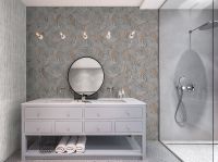 Обои LOYMINA Amazonia Флизелин (1*10,05) Серый, Листья арт-Ins5 002/2 — фото 2, Обои для стен