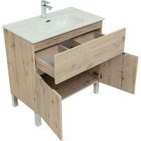 Товар: Тумба под раковину Aquanet Алвита New 80 Дуб Веллингтон арт-277553 - фото 4 Тумба под раковину Aquanet Алвита New 80 Дуб Веллингтон арт-277553 — фото 4, Тумбы под раковину