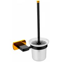 Ершик для унитаза CeramaLux Azzuro Черный Золото арт-95613 — фото 1, Ершики для унитаза