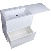 Тумба под раковину Style Line Даллас 140 Люкс Plus Белая арт-СС-00002273 — фото 3, Тумбы под раковину