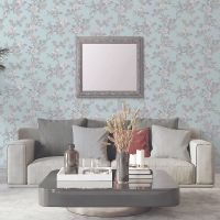 Обои Alessandro Allori Four Seasons Винил на флизелине (1,06*10) Голубой, Цветы арт-1601-4 — фото 2, Обои для стен