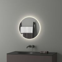 Зеркало Evoform Ledshine d50 с подсветкой 12 W - без выключателя - нейтральный белый свет арт-BY 2542 — фото 1, Зеркала в ванную комнату