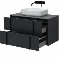 Тумба под раковину Allen Brau Reality 90 подвесная Антрацит матовый арт-1.32006.AM — фото 8, Тумбы под раковину