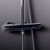 Душевая система Damixa Scandinavian Pure с термостатом Хром арт-936800000 — фото 4, Душевые стойки