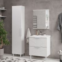 Товар: Тумба под раковину Volna Twing 80.2Y Белая арт-tnTWG80.2Y-01 - фото 7 Тумба под раковину Volna Twing 80.2Y Белая арт-tnTWG80.2Y-01 — фото 7, Тумбы под раковину