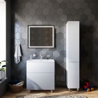 Шкаф пенал AM.PM Gem 30 R Белый арт-M90CSR0306WG — фото 7, Пеналы для ванной комнаты