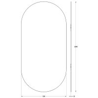 Товар: Зеркало Evoform Primary 100х50 со шлифованной кромкой арт-BY 0122 - фото 7 Зеркало Evoform Primary 100х50 со шлифованной кромкой арт-BY 0122 — фото 7, Зеркала в ванную комнату