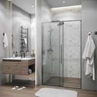 Товар: Душевая дверь Grossman Galaxy 110 профиль Графит сатин стекло прозрачное арт-100.K33.01.110.42.00 - фото 9 Душевая дверь Grossman Galaxy 110 профиль Графит сатин стекло прозрачное арт-100.K33.01.110.42.00 — фото 9, Раздвижные душевые двери