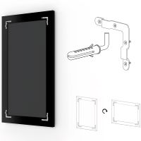 Зеркало Evoform Exclusive 146х61 с фацетом в багетной раме - Хамелеон 88 мм арт-BY 1265 — фото 4, Зеркала в ванную комнату