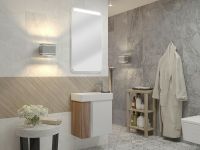 Товар: Зеркало Aquaton Вита 46 с подсветкой Белое арт-1A221902VT010 - фото 5 Зеркало Aquaton Вита 46 с подсветкой Белое арт-1A221902VT010 — фото 5, Зеркала в ванную комнату