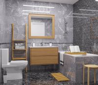 Товар: Керамогранит Kerranova Terrazzo Dark Grey K-333/MR 30х60 см арт-K-333/MR/300x600x9 - фото 2 Керамогранит Kerranova Terrazzo Dark Grey K-333/MR 30х60 см арт-K-333/MR/300x600x9 — фото 2, Керамогранит