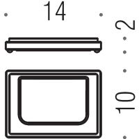Мыльница Colombo Design Look Черный матовый арт-B1640.NM-VAN — фото 2, Мыльницы