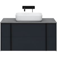 Тумба под раковину Allen Brau Reality 100 подвесная Антрацит матовый арт-1.32007.AM — фото 4, Тумбы под раковину