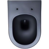 Унитаз Aquanet Lake WB подвесной Черный матовый без сиденья арт-316462 — фото 11, Подвесные унитазы