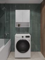 Подвесной шкаф Orange Вега 60 Белый арт-Vg-60SR — фото 5, Шкафы для ванной