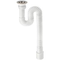 Сифон для раковины Wirquin Нержавеющая сталь арт-30717991 — фото 1, Сифоны для раковины