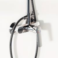 Душевая система Damixa Jupiter Хром арт-977710000 — фото 4, Душевые стойки