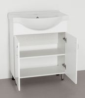 Тумба под раковину Style Line Эко Стандарт 23 Эрика 70 Белый глянец арт-ЛС-00000105 — фото 4, Тумбы под раковину