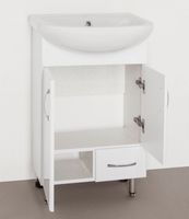 Тумба под раковину Style Line Эко Стандарт 10 Ладога 50 Белый глянец арт-ЛС-00000095 — фото 4, Тумбы под раковину