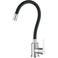 Смеситель для кухни WesnaArt Eko Сатин Черный арт-EKO05-140 — фото 1, Смесители для кухни