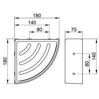 Товар: Полочка для душа Keuco Elegance New 11657 010000 Хром арт-11657010000 - фото 2 Полочка для душа Keuco Elegance New 11657 010000 Хром арт-11657010000 — фото 2, Полки для ванной и душа