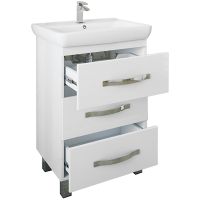 Тумба под раковину Sanflor Одри 60/2 Белая арт-Н0000000105 — фото 2, Тумбы под раковину