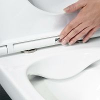 Унитаз Point Афина подвесной с сиденьем Микролифт арт-PN41041 — фото 9, Подвесные унитазы