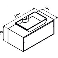 Товар: Тумба с раковиной Orka Craft 100 подвесная Орех Антрацит арт-5001125 - фото 7 Тумба с раковиной Orka Craft 100 подвесная Орех Антрацит арт-5001125 — фото 7, Тумбы с раковиной