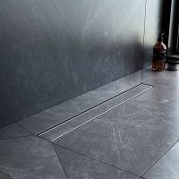 Душевой лоток AM.PM MasterFlow 60 с решеткой Хром матовый / под плитку Tile арт-W01SC-U11-060-04SB — фото 10, Душевые лотки