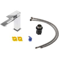 Смеситель для раковины Orange Lutz Хром арт-M04-021cr — фото 6, Смесители для раковины