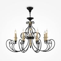 Товар: Люстра Maytoni House Karina Черная Бежевая арт-H631-PL-08-B - фото 3 Люстра Maytoni House Karina Черная Бежевая арт-H631-PL-08-B — фото 3, Люстры