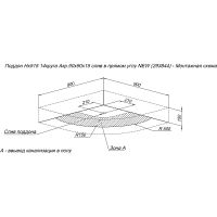 Акриловый поддон для душа Aquanet HX515 90x90 Белый арт-293844 — фото 7, Акриловые душевые поддоны