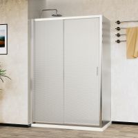 Душевой уголок Vincea City 120х90 профиль Хром стекло текстурное арт-VSR-5CT9012MT — фото 1, Прямоугольные душевые уголки