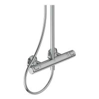 Душевая система Ideal Standard Ceratherm T25 с термостатом Хром арт-A7208AA — фото 3, Душевые стойки