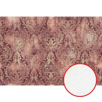 Фреска Ortograf Splendo 31710 Фактура бархат FX Флизелин (4*2,7) Красный/Бежевый, Вензель арт-31710 (бархат FX) — фото 1, Фрески