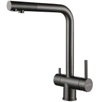 Смеситель для кухни Paulmark Skalen Вороненая сталь арт-Sk213020-GM — фото 1, Смесители для кухни