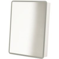 Зеркальный шкаф Sintesi Corso 60 с подсветкой Белый с сенсорным выключателем арт-SIN-SPEC-CORSO-60 — фото 1, Зеркальные шкафы в ванную