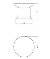 Мыльница Migliore Mirella Бронза арт-17159 — фото 4, Мыльницы