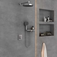 Душевая система Vincea Inspire с термостатом Хром арт-VSFW-3I21T2RCH — фото 3, Встраиваемые душевые комплекты