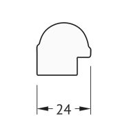 Зеркало Evoform Definite 137х47 в багетной раме - Серебряный бамбук 24 мм арт-BY 0711 — фото 5, Зеркала в ванную комнату