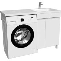 Тумба с раковиной Iddis Optima Home 120 R Белый арт-OPH12RDi95K — фото 1, Тумбы с раковиной