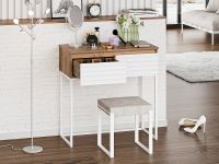 Тумба Brevita Dakota 80 Белая матовая Дуб Галифакс олово арт-DAK-019080-19-012Я — фото 5, Комоды и тумбы для ванной комнаты