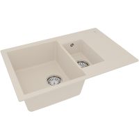 Кухонная мойка Lemark Ramza 760 Шампань арт-9910042 — фото 2, Кухонные мойки