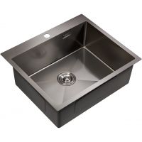 Кухонная мойка Milacio Denia 59 Вороненая сталь арт-MC.77499 — фото 1, Кухонные мойки