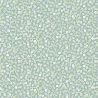 Обои LOYMINA Origins Винил на флизелине (1*10,05) Бирюзовый, Листья арт-ALS6 006 — фото 1, Обои для стен